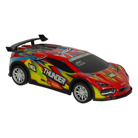 Samochód RC sportowy zdalnie sterowany na pilot auto wyścigowe drift z LED światłami czerwony Kik Sp. z o. o. Sp. k. Samochód RC sportowy zdalnie sterowany na pilot auto wyścigowe drift z LED światłami czerwony Kik Sp. z o. o. Sp. k.