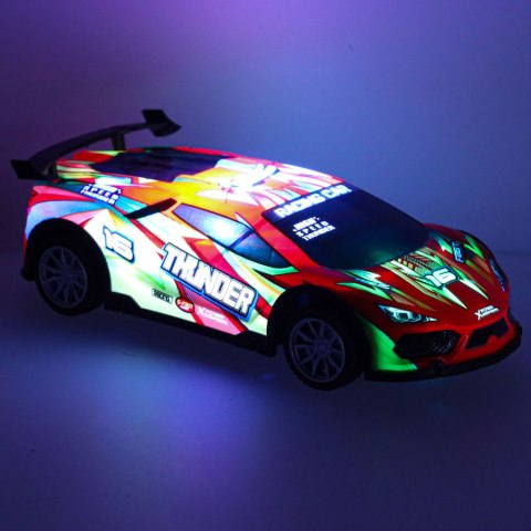 Samochód RC sportowy zdalnie sterowany na pilot auto wyścigowe drift z LED światłami czerwony Kik Sp. z o. o. Sp. k. Samochód RC sportowy zdalnie sterowany na pilot auto wyścigowe drift z LED światłami czerwony Kik Sp. z o. o. Sp. k.