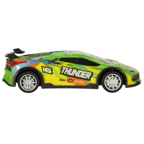 Samochód RC sportowy zdalnie sterowany na pilot auto wyścigowe drift z LED światłami zielony Kik Sp. z o. o. Sp. k. Samochód RC sportowy zdalnie sterowany na pilot auto wyścigowe drift z LED światłami zielony Kik Sp. z o. o. Sp. k.