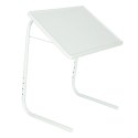 Stolik pod laptopa do laptopa stół wielofunkcyjny składany regulowany 69cm biały Kik Sp. z o. o. Sp. k.