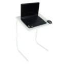 Stolik pod laptopa do laptopa stół wielofunkcyjny składany regulowany 69cm biały Kik Sp. z o. o. Sp. k.
