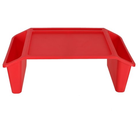 Stolik pod laptopa z organizerem podróżny samochodowy dla dzieci z kieszeniami śniadaniowy podstawka przenośny stabilny czerwony Kik Sp. z o. o. Sp. k. Stolik pod laptopa z organizerem podróżny samochodowy dla dzieci z kieszeniami śniadaniowy podstawka przenośny stabilny czerwony Kik Sp. z o. o. Sp. k.