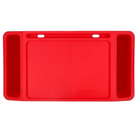 Stolik pod laptopa z organizerem podróżny samochodowy dla dzieci z kieszeniami śniadaniowy podstawka przenośny stabilny czerwony Kik Sp. z o. o. Sp. k. Stolik pod laptopa z organizerem podróżny samochodowy dla dzieci z kieszeniami śniadaniowy podstawka przenośny stabilny czerwony Kik Sp. z o. o. Sp. k.