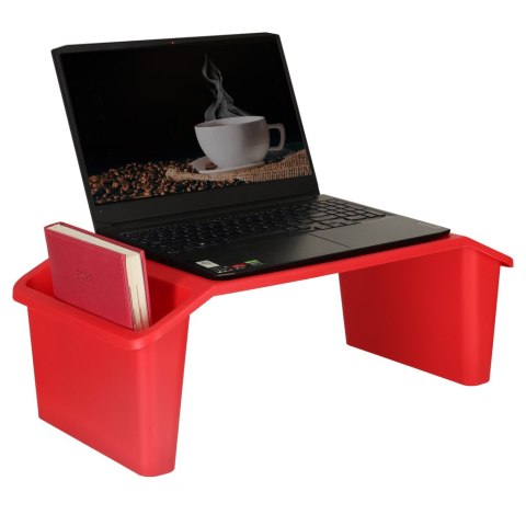 Stolik pod laptopa z organizerem podróżny samochodowy dla dzieci z kieszeniami śniadaniowy podstawka przenośny stabilny czerwony Kik Sp. z o. o. Sp. k. Stolik pod laptopa z organizerem podróżny samochodowy dla dzieci z kieszeniami śniadaniowy podstawka przenośny stabilny czerwony Kik Sp. z o. o. Sp. k.