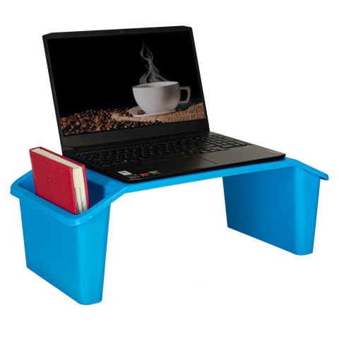 Stolik pod laptopa z organizerem podróżny samochodowy dla dzieci z kieszeniami śniadaniowy podstawka przenośny stabilny niebiesk Kik Sp. z o. o. Sp. k. Stolik pod laptopa z organizerem podróżny samochodowy dla dzieci z kieszeniami śniadaniowy podstawka przenośny stabilny niebiesk Kik Sp. z o. o. Sp. k.