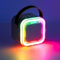 Zestaw do karaoke 2 mikrofony + głośnik przenośny BLUETOOTH USB LED różowy Kik Sp. z o. o. Sp. k.