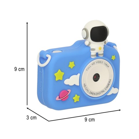 Aparat cyfrowy fotograficzny dla dzieci kamera zabawka + karta 32GB niebieski astronauta Kik Sp. z o. o. Sp. k. Aparat cyfrowy fotograficzny dla dzieci kamera zabawka + karta 32GB niebieski astronauta Kik Sp. z o. o. Sp. k.