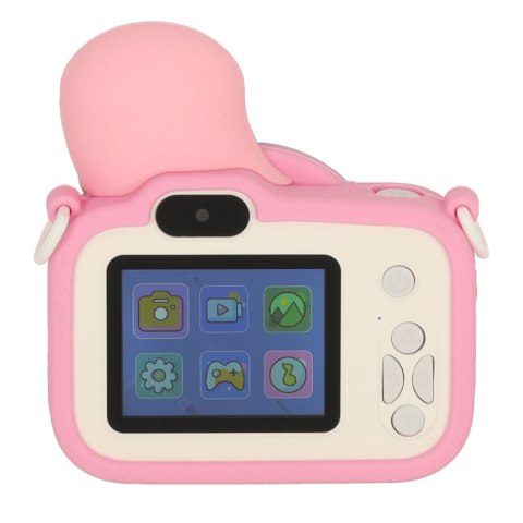 Aparat cyfrowy fotograficzny dla dzieci kamera zabawka + karta 32GB różowy syrenka Kik Sp. z o. o. Sp. k. Aparat cyfrowy fotograficzny dla dzieci kamera zabawka + karta 32GB różowy syrenka Kik Sp. z o. o. Sp. k.