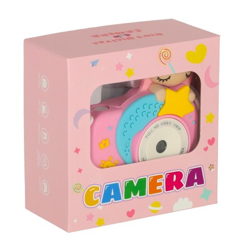 Aparat cyfrowy fotograficzny dla dzieci kamera zabawka + karta 32GB różowy syrenka Kik Sp. z o. o. Sp. k. Aparat cyfrowy fotograficzny dla dzieci kamera zabawka + karta 32GB różowy syrenka Kik Sp. z o. o. Sp. k.