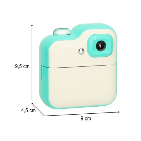 Kik Sp. z o. o. Sp. k. Aparat fotograficzny natychmiastowy drukarka termiczna + wkłady karta 32GB zielony Kik Sp. z o. o. Sp. k. Aparat fotograficzny natychmiastowy drukarka termiczna + wkłady karta 32GB zielony