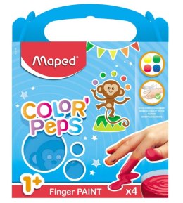 Farby do malowania palcami Maped 4 kolory CX Sp. z o. o.