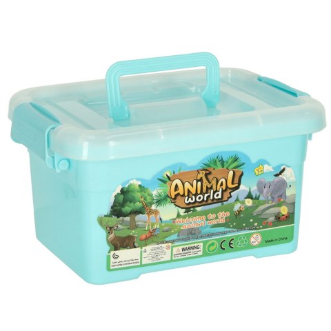 Figurki zwierząt zwierzęta zoo safari farma akcesoria skrzynka 19 el. Kik Sp. z o. o. Sp. k. Figurki zwierząt zwierzęta zoo safari farma akcesoria skrzynka 19 el. Kik Sp. z o. o. Sp. k.