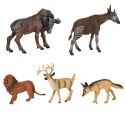 Figurki zwierząt zwierzęta zoo safari farma akcesoria skrzynka 19 el. Kik Sp. z o. o. Sp. k.