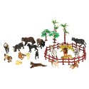 Figurki zwierząt zwierzęta zoo safari farma akcesoria skrzynka 31 el. Kik Sp. z o. o. Sp. k.