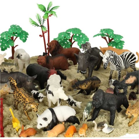 Figurki zwierząt zwierzęta zoo safari farma akcesoria skrzynka 59 el. Kik Sp. z o. o. Sp. k. Figurki zwierząt zwierzęta zoo safari farma akcesoria skrzynka 59 el. Kik Sp. z o. o. Sp. k.