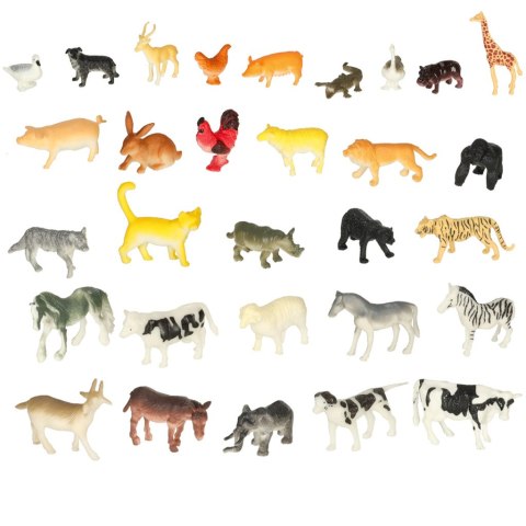 Figurki zwierząt zwierzęta zoo safari farma akcesoria skrzynka 59 el. Kik Sp. z o. o. Sp. k. Figurki zwierząt zwierzęta zoo safari farma akcesoria skrzynka 59 el. Kik Sp. z o. o. Sp. k.