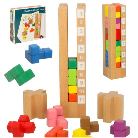 Klocki drewniane edukacyjne układanka Montessori kolorowe Kik Sp. z o. o. Sp. k. Klocki drewniane edukacyjne układanka Montessori kolorowe Kik Sp. z o. o. Sp. k.