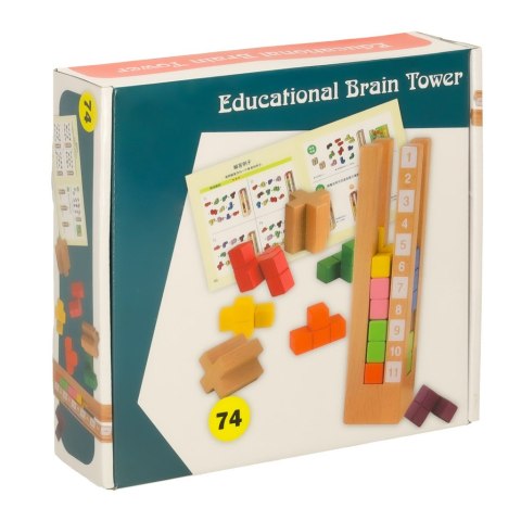 Klocki drewniane edukacyjne układanka Montessori kolorowe Kik Sp. z o. o. Sp. k. Klocki drewniane edukacyjne układanka Montessori kolorowe Kik Sp. z o. o. Sp. k.