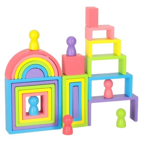 Klocki drewniane edukacyjne układanka tęcza puzzle montessori tęcza kolorowe Kik Sp. z o. o. Sp. k. Klocki drewniane edukacyjne układanka tęcza puzzle montessori tęcza kolorowe Kik Sp. z o. o. Sp. k.