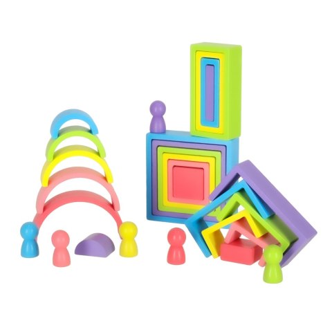 Klocki drewniane edukacyjne układanka tęcza puzzle montessori tęcza kolorowe Kik Sp. z o. o. Sp. k. Klocki drewniane edukacyjne układanka tęcza puzzle montessori tęcza kolorowe Kik Sp. z o. o. Sp. k.