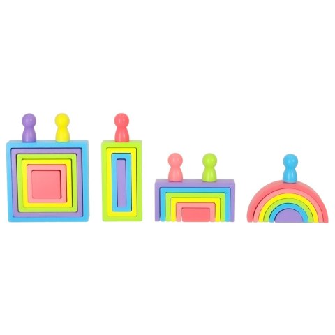 Klocki drewniane edukacyjne układanka tęcza puzzle montessori tęcza kolorowe Kik Sp. z o. o. Sp. k. Klocki drewniane edukacyjne układanka tęcza puzzle montessori tęcza kolorowe Kik Sp. z o. o. Sp. k.