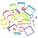 Klocki drewniane edukacyjne układanka tęcza puzzle montessori tęcza kolorowe Kik Sp. z o. o. Sp. k.