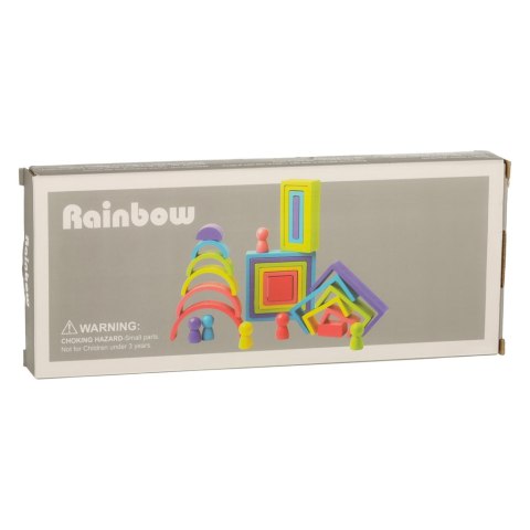 Klocki drewniane edukacyjne układanka tęcza puzzle montessori tęcza kolorowe Kik Sp. z o. o. Sp. k. Klocki drewniane edukacyjne układanka tęcza puzzle montessori tęcza kolorowe Kik Sp. z o. o. Sp. k.