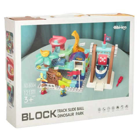 Klocki konstrukcyjne tor kulkowy 121 el. Bibi-inn Kik Sp. z o. o. Sp. k. Klocki konstrukcyjne tor kulkowy 121 el. Bibi-inn Kik Sp. z o. o. Sp. k.