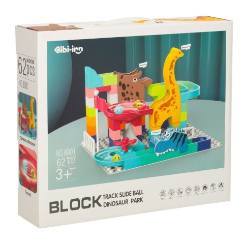 Kik Sp. z o. o. Sp. k. Klocki konstrukcyjne tor kulkowy 62 el. Bibi-inn Kik Sp. z o. o. Sp. k. Klocki konstrukcyjne tor kulkowy 62 el. Bibi-inn