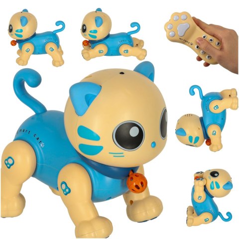 Kot kotek interaktywny zdalnie sterowany na pilota RC robot skacze niebieski Kik Sp. z o. o. Sp. k. Kot kotek interaktywny zdalnie sterowany na pilota RC robot skacze niebieski Kik Sp. z o. o. Sp. k.