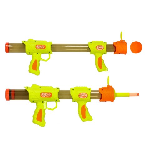 Kik Sp. z o. o. Sp. k. Pistolet na kulki karabin na piankowe naboje solidny dla dzieci gra 2w1 zielony Kik Sp. z o. o. Sp. k. Pistolet na kulki karabin na piankowe naboje solidny dla dzieci gra 2w1 zielony