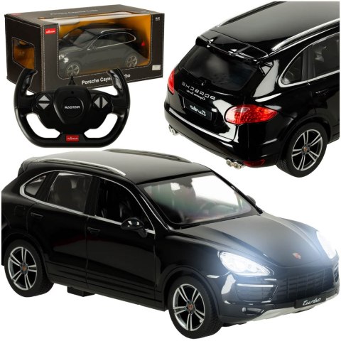 Samochód zdalnie sterowany Rastar 42900 Porsche Cayenne Turbo 1:14 czarny Kik Sp. z o. o. Sp. k. Samochód zdalnie sterowany Rastar 42900 Porsche Cayenne Turbo 1:14 czarny Kik Sp. z o. o. Sp. k.