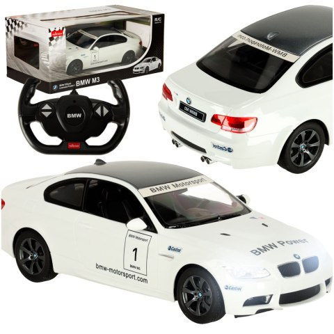 Samochód zdalnie sterowany Rastar 48000 BMW M3 1:14 biały Kik Sp. z o. o. Sp. k.