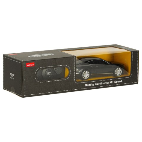 Kik Sp. z o. o. Sp. k. Samochód zdalnie sterowany Rastar 48600 Bentley Continental GT 1:24 czarny Kik Sp. z o. o. Sp. k. Samochód zdalnie sterowany Rastar 48600 Bentley Continental GT 1:24 czarny
