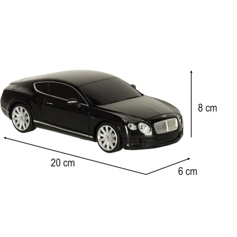 Kik Sp. z o. o. Sp. k. Samochód zdalnie sterowany Rastar 48600 Bentley Continental GT 1:24 czarny Kik Sp. z o. o. Sp. k. Samochód zdalnie sterowany Rastar 48600 Bentley Continental GT 1:24 czarny