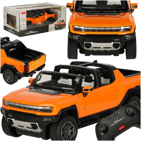 Samochód zdalnie sterowany Rastar 93000 Hummer EV 1:16 pomarańczowy Kik Sp. z o. o. Sp. k.