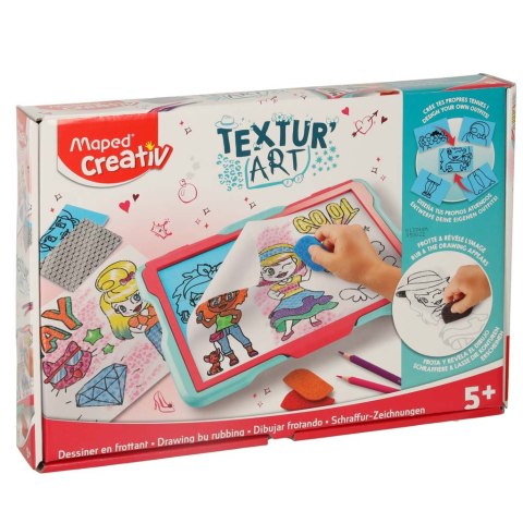 CX Sp. z o. o. Tablica kreatywna dla dzieci odrysowywanie teksturowanie Maped CX Sp. z o. o. Tablica kreatywna dla dzieci odrysowywanie teksturowanie Maped