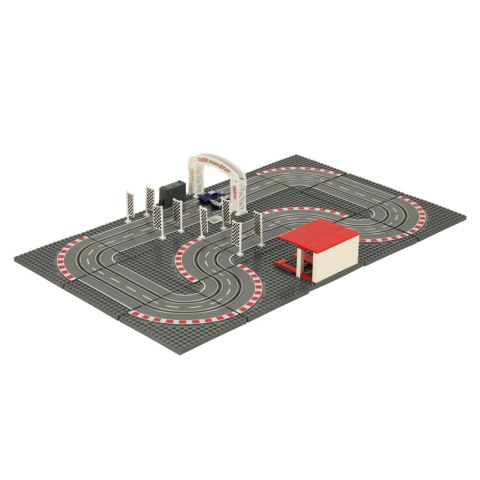 Tor wyścigowy samochodowy elektryczny policyjny 2 auta autka kontrolery zakręty klocki konstrukcyjne GD-02 Kik Sp. z o. o. Sp. k. Tor wyścigowy samochodowy elektryczny policyjny 2 auta autka kontrolery zakręty klocki konstrukcyjne GD-02 Kik Sp. z o. o. Sp. k.