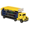 Kik Sp. z o. o. Sp. k. Tor wyścigowy samochodowy laweta transporter 6 el. żółty