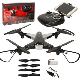 Kik Sp. z o. o. Sp. k. Dron RC SYMA Z3 kamera HD 2,4GHz kontroler Headless 360 planowanie trasy lotu zawis czarny