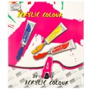 Farby akrylowe w tubkach tubce duży zestaw 12 ml x 24 kolory Kik Sp. z o. o. Sp. k.