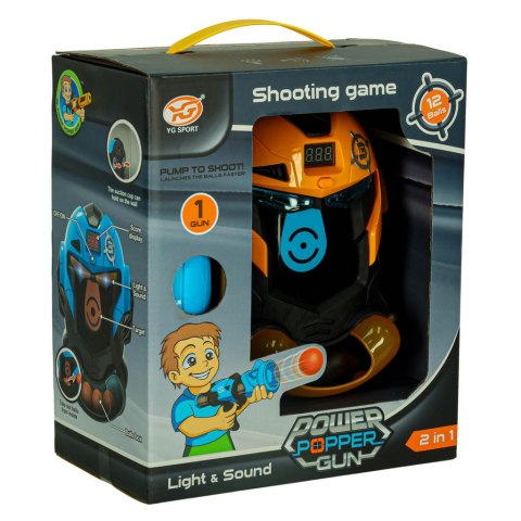 Kik Sp. z o. o. Sp. k. Gra zręcznościowa robot kask strzelanie do celu pistolet kulki celownik Kik Sp. z o. o. Sp. k. Gra zręcznościowa robot kask strzelanie do celu pistolet kulki celownik