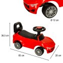 Jeździk pchacz samochód auto z dźwiękiem i światłami czerwony Kik Sp. z o. o. Sp. k.