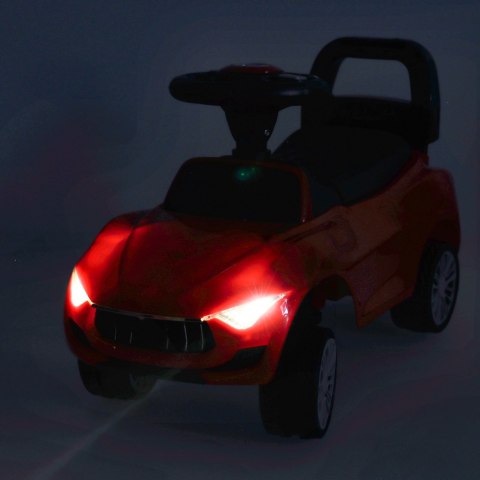 Jeździk pchacz samochód auto z dźwiękiem i światłami czerwony Kik Sp. z o. o. Sp. k. Jeździk pchacz samochód auto z dźwiękiem i światłami czerwony Kik Sp. z o. o. Sp. k.