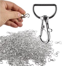 Karabińczyk metalowy rybka 2 mm 500 szt. Kik Sp. z o. o. Sp. k.