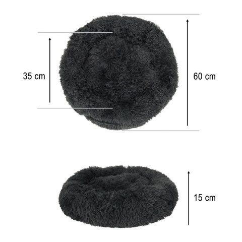Legowisko dla psa kota poduszka pluszowa 60cm ciemny szary Kik Sp. z o. o. Sp. k. Legowisko dla psa kota poduszka pluszowa 60cm ciemny szary Kik Sp. z o. o. Sp. k.
