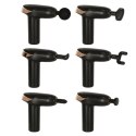 Pistolet do masażu masażer do pleców ciała mini LED 6w1 Kik Sp. z o. o. Sp. k.