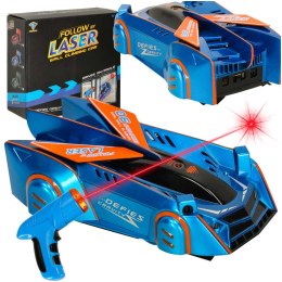 Samochód zdalnie sterowany Laser Car niebieski Kik Sp. z o. o. Sp. k.