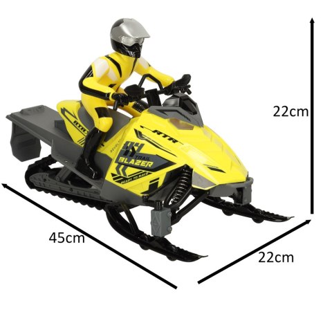 Kik Sp. z o. o. Sp. k. Skuter Śnieżny zdalnie sterowany RC REVOLT TG1016 Trail Blazer Snowmobile 2.4GHz Off-Road LED Realistyczna Jazda Kik Sp. z o. o. Sp. k. Skuter Śnieżny zdalnie sterowany RC REVOLT TG1016 Trail Blazer Snowmobile 2.4GHz Off-Road LED Realistyczna Jazda