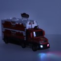 TIR Laweta samochód transporter pojazd składany 6 aut czerwony Kik Sp. z o. o. Sp. k.